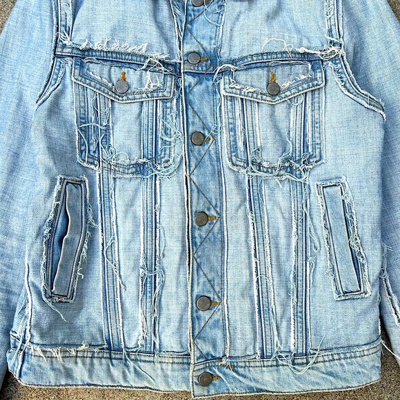 MAISON MARGIELA INSIDE OUT DENIM JACKET ✨100% Authentic - Picture 2 of 5